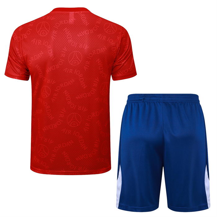 Chandal del Paris Saint-Germain Jordan Manga Corta 2024-25 Rojo - Pantalon Corto